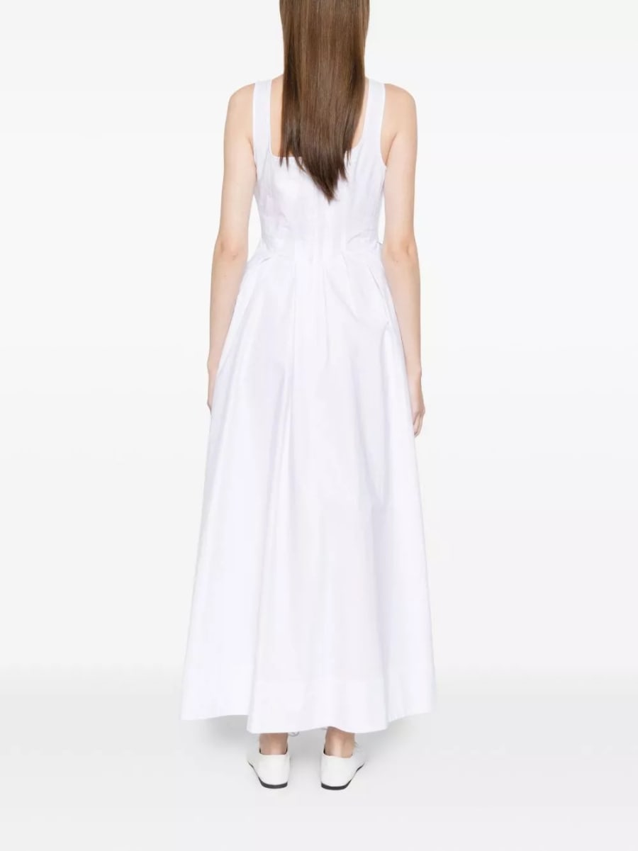 Sportmax Abito lungo in cotone, view 4