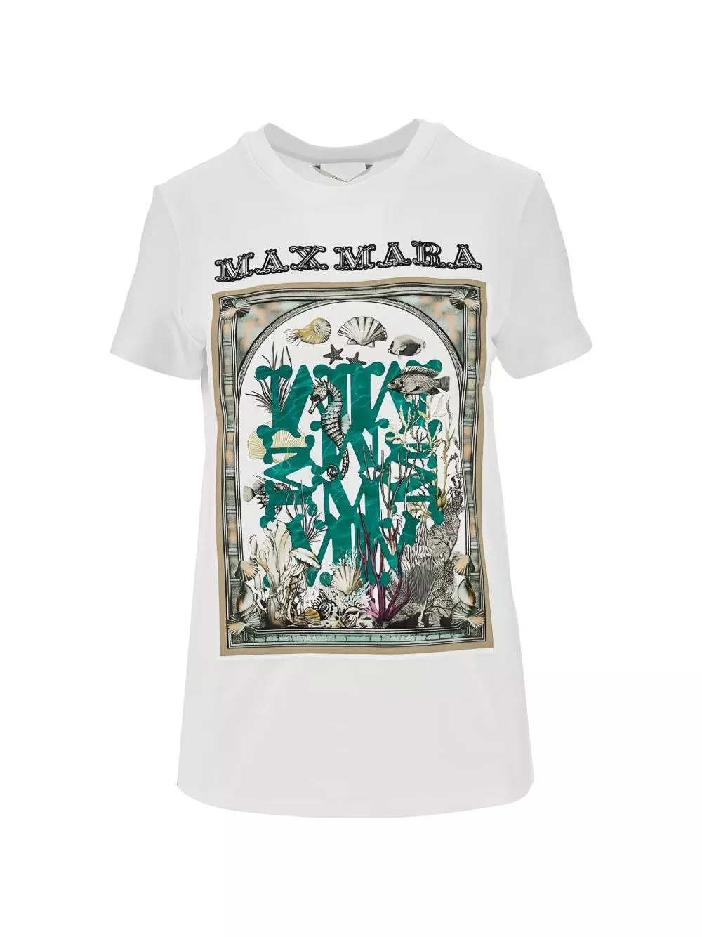 Max Mara T-shirt in cotone stampato