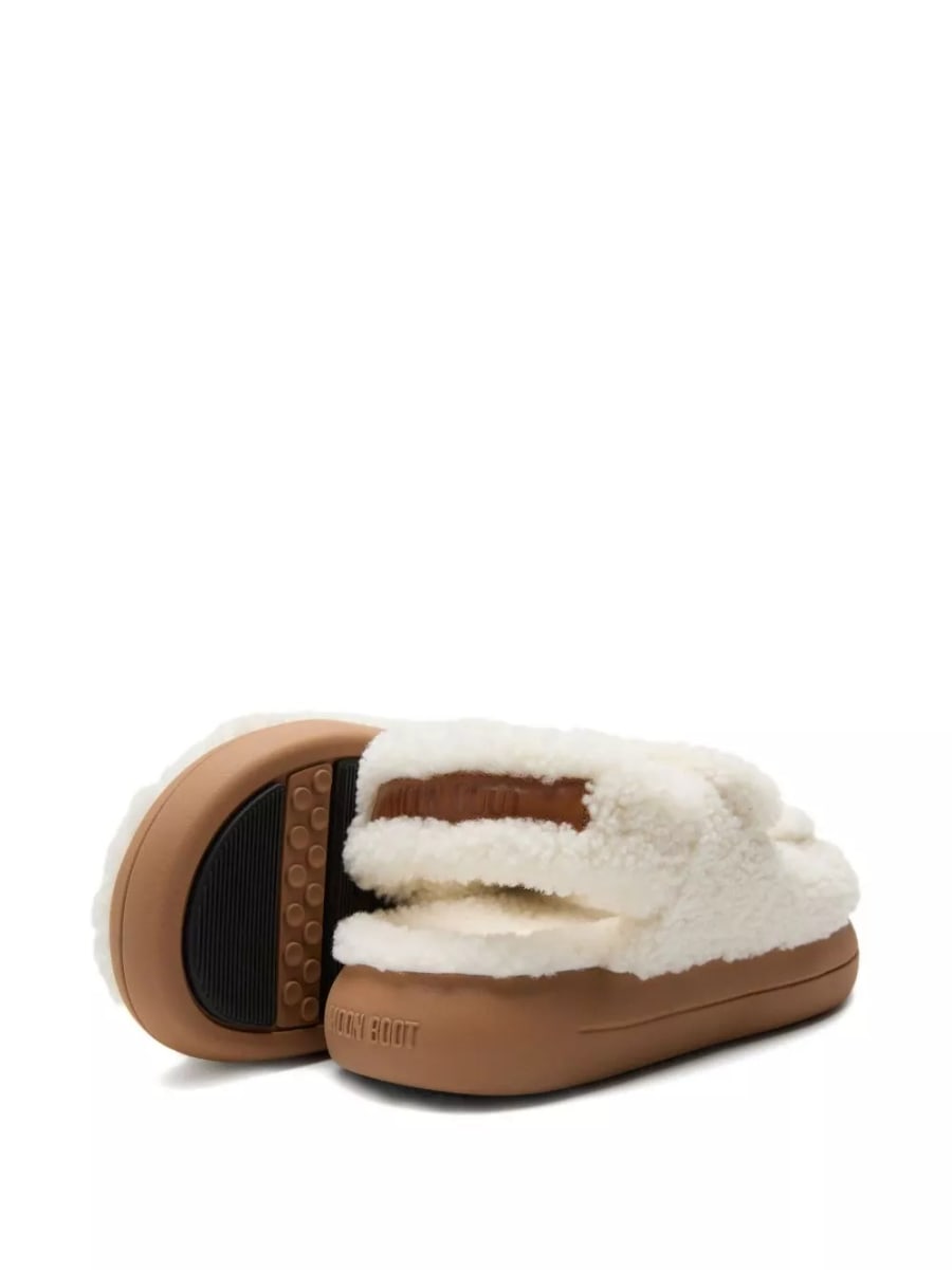 Moon boot Sandali in shearling, view 4