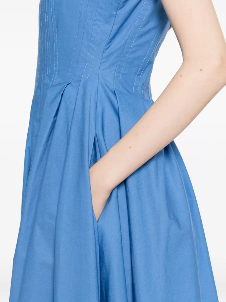 Sportmax Abito lungo in cotone, view 3