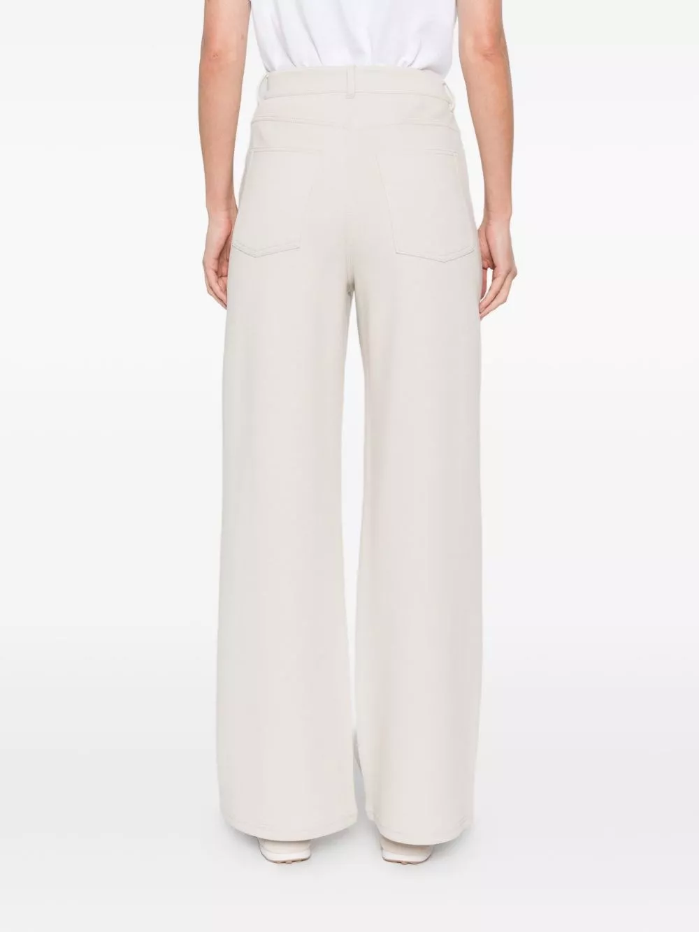 'S Max Mara Pantaloni in cotone a gamba larga, view 2