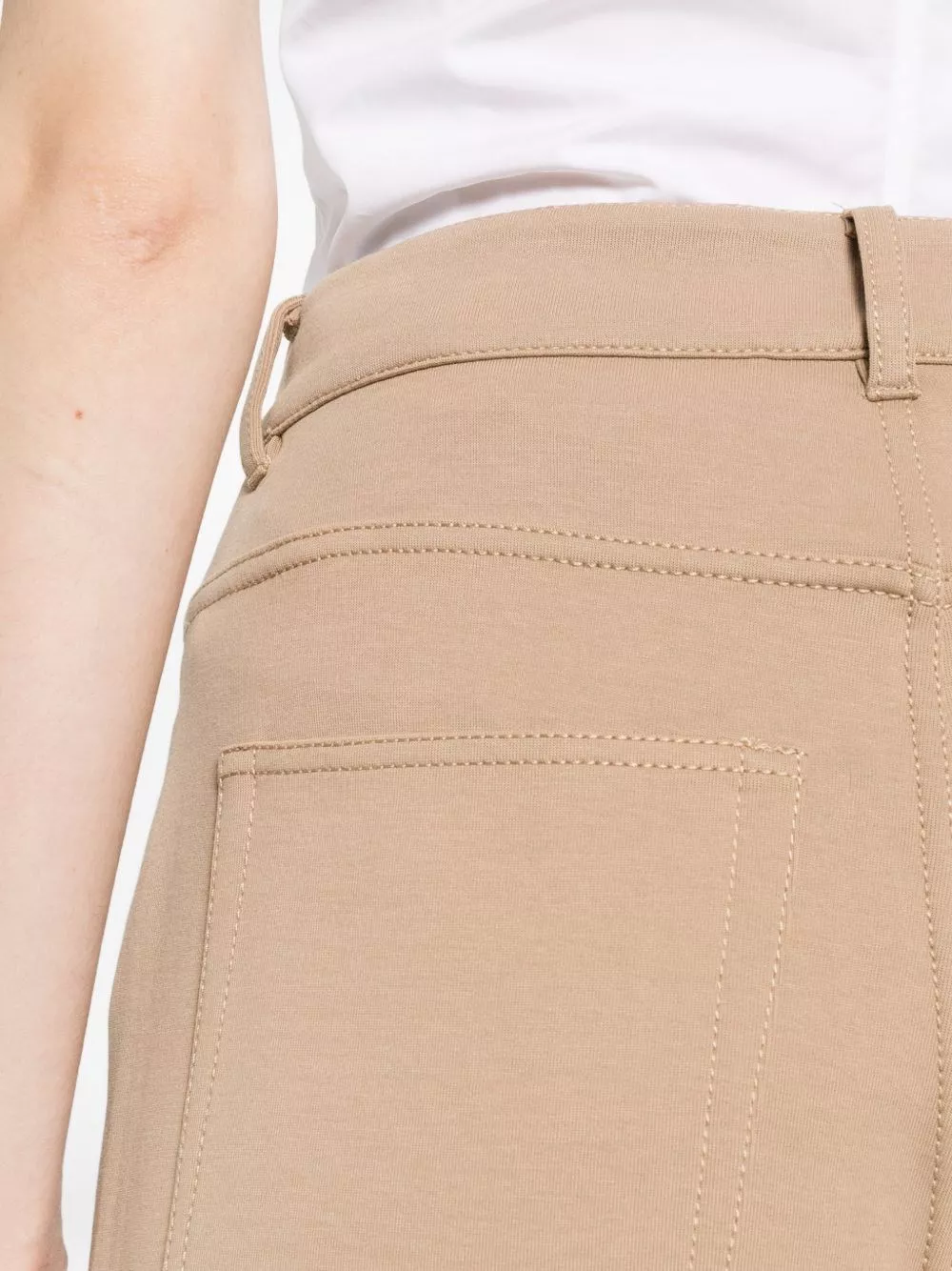 'S Max Mara Pantaloni a gamba larga in cotone, view 2