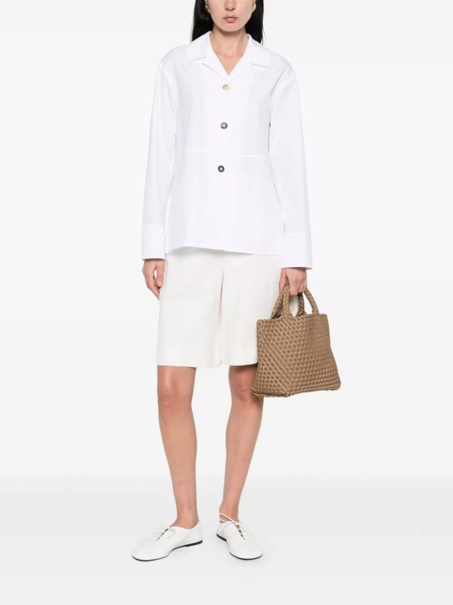 'S Max Mara Shorts in misto cotone e lino, view 2