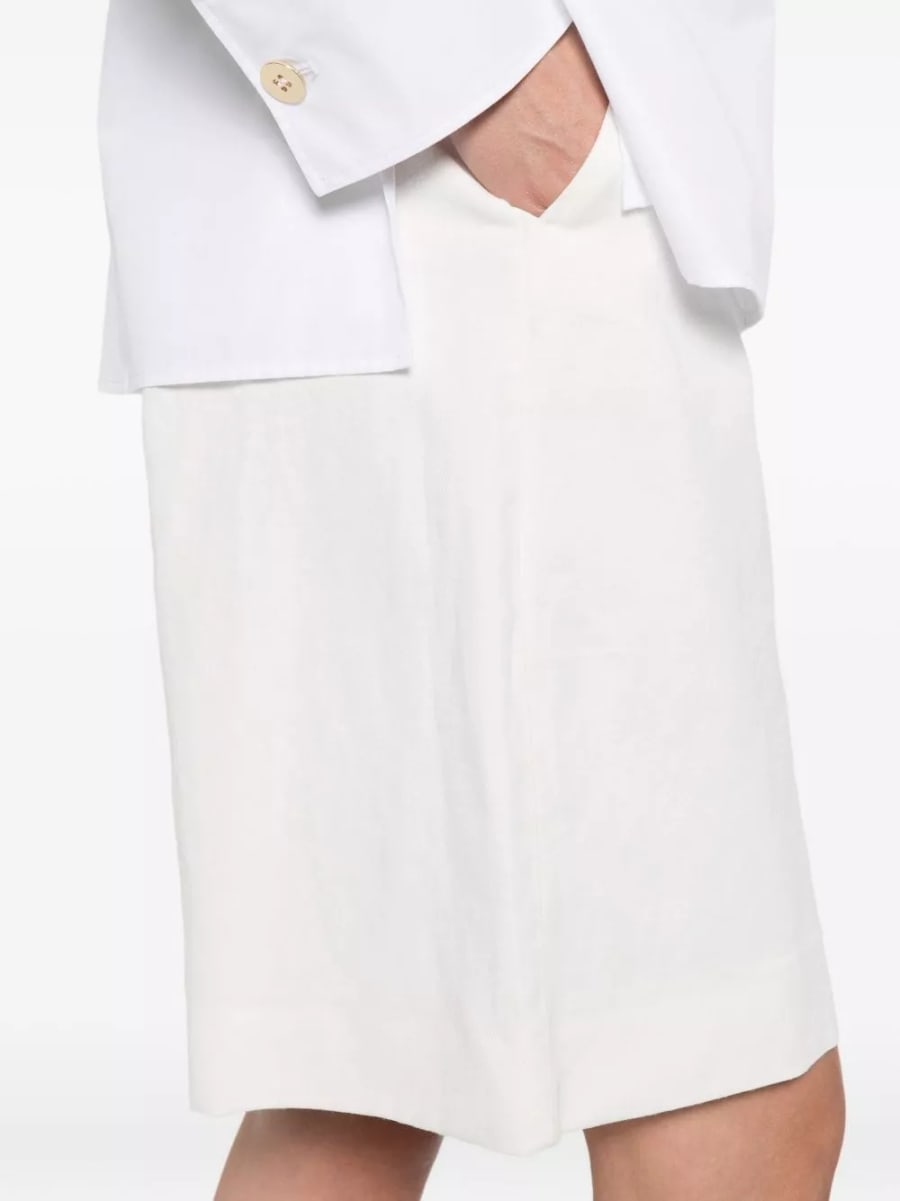 'S Max Mara Shorts in misto cotone e lino, view 3