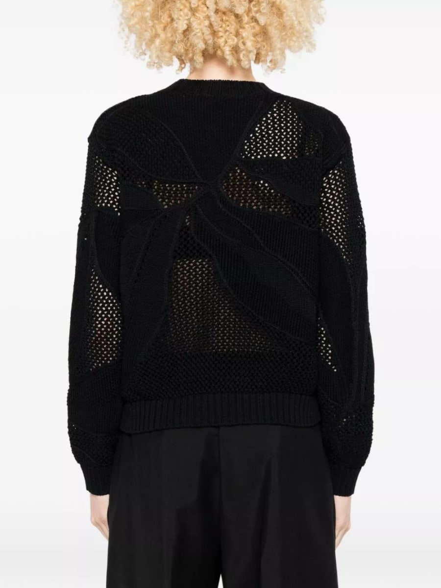 Max Mara Maglione in cotone a girocollo, view 4