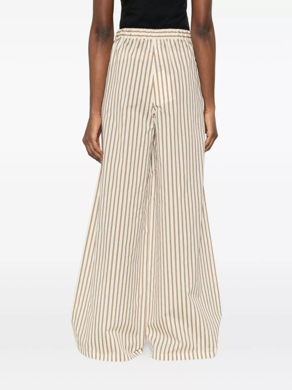 Max Mara Pantaloni a gamba larga a righe, view 2