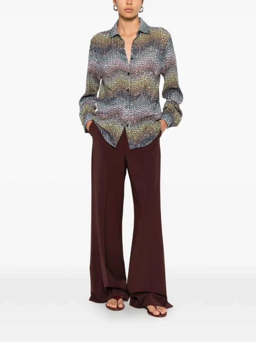 Missoni Camicia con stampa zig zag, view 2