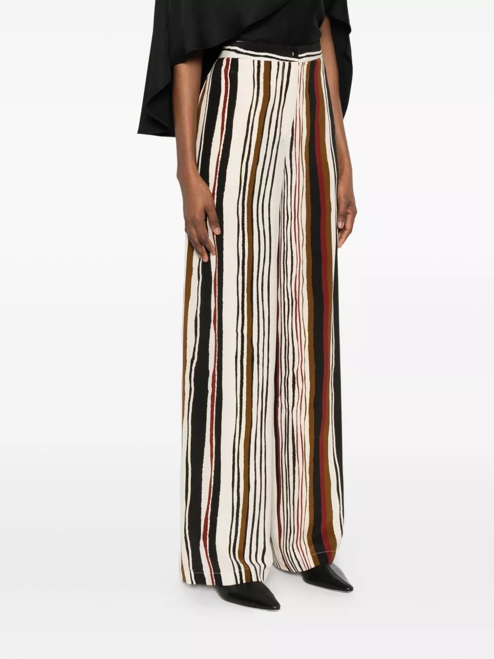 Max Mara Pantaloni a gamba larga a righe, view 2