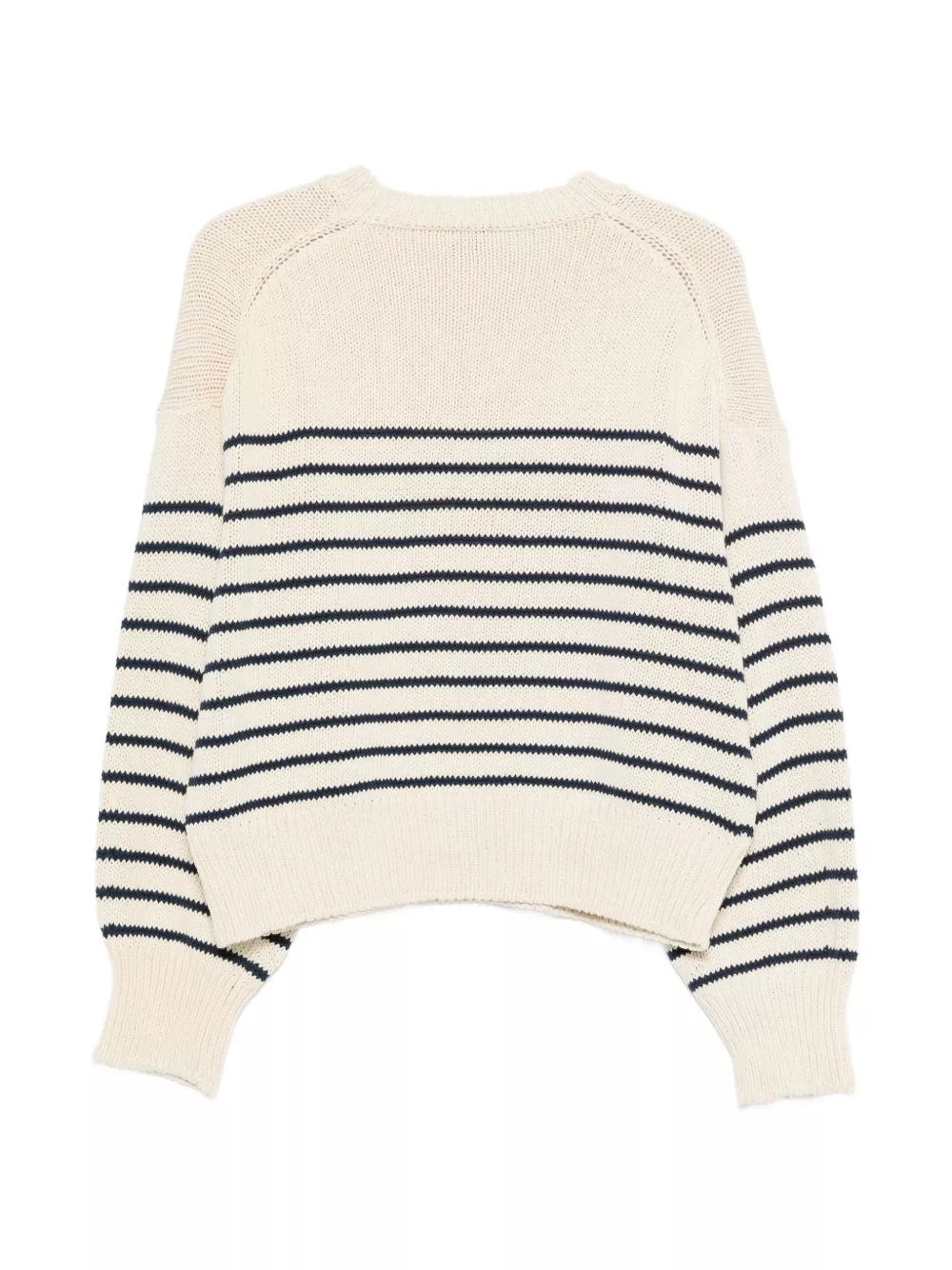 Alysi Maglione in cotone con scollo rotondo, view 2