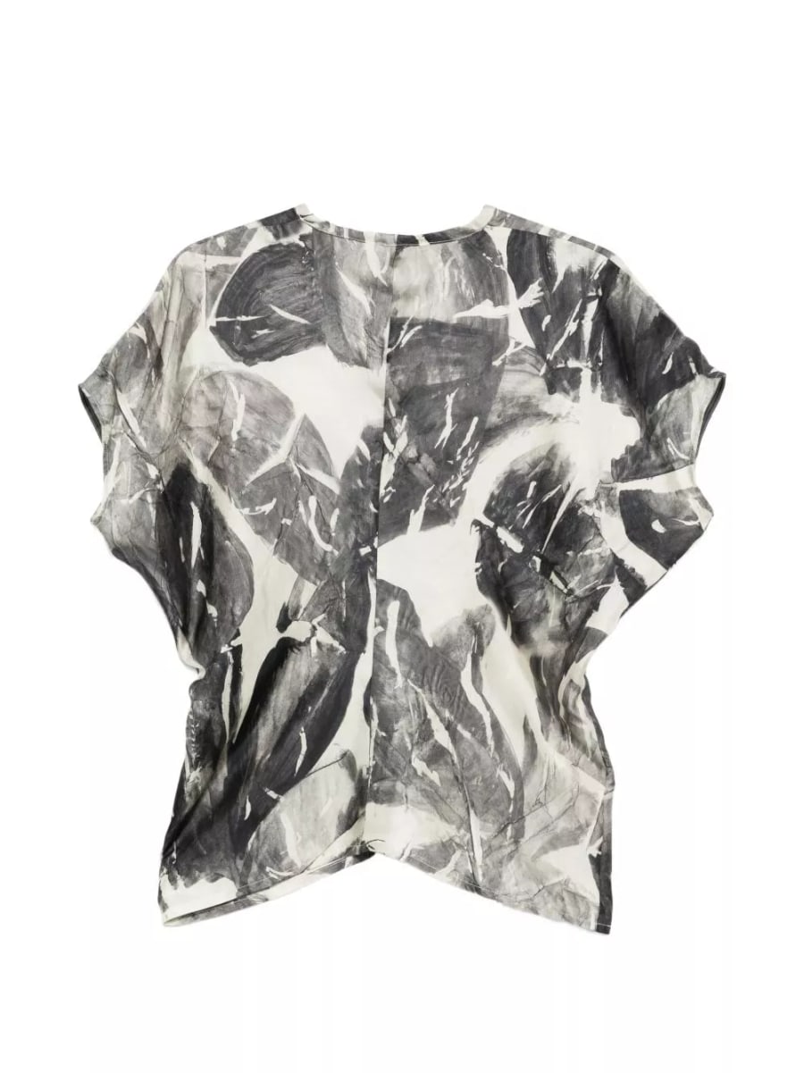 Alysi Camicia in seta stampata, view 2
