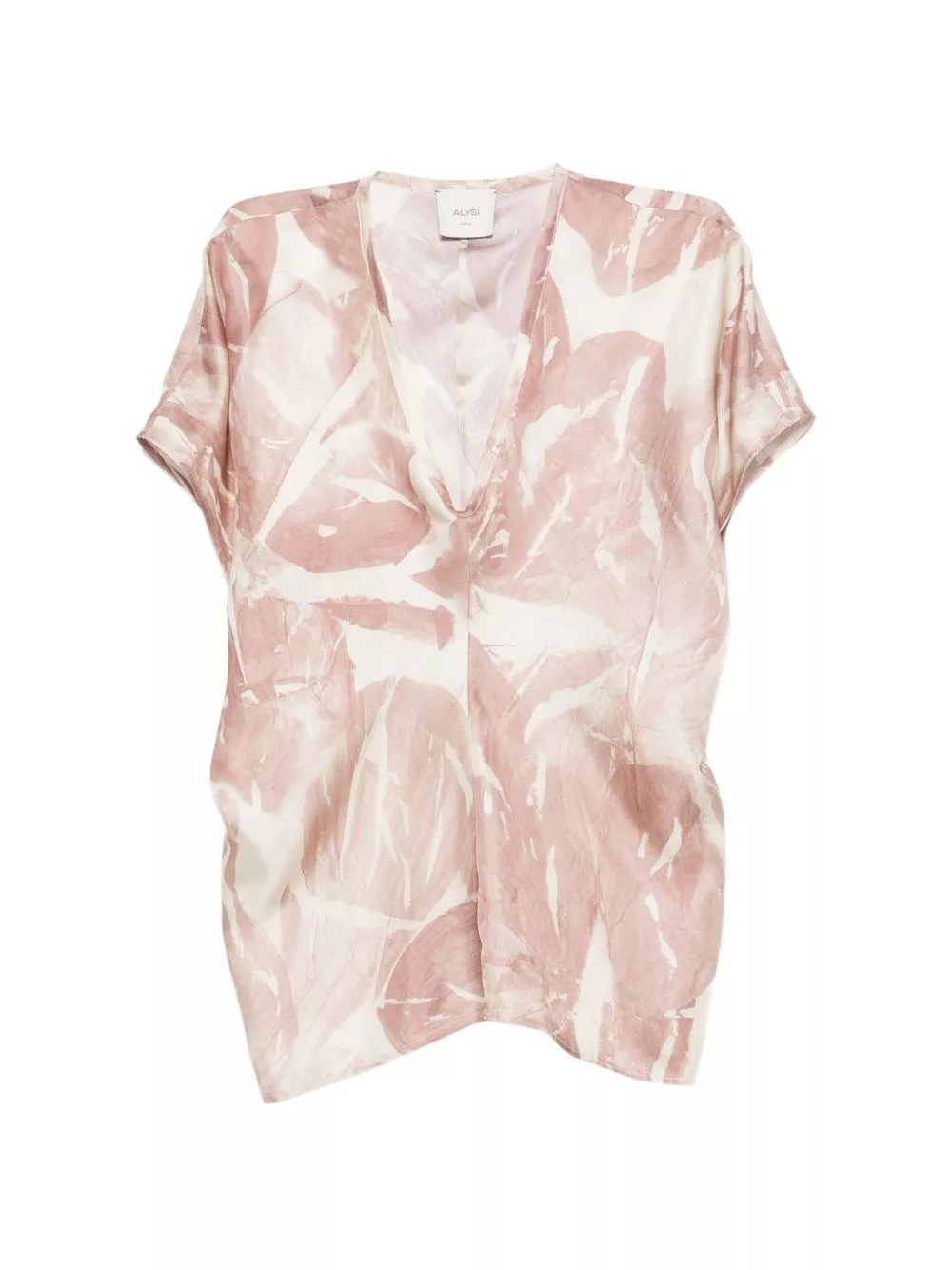 Alysi Blusa in seta stampata