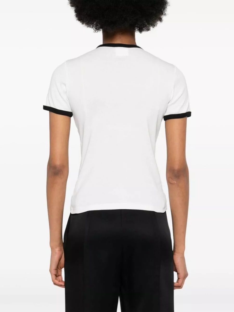 Courrèges T-shirt in cotone, view 2