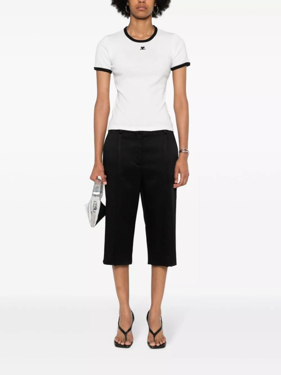 Courrèges T-shirt in cotone, view 5