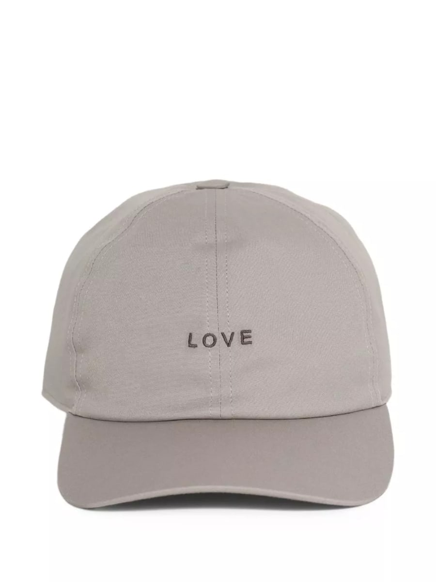 Rick Owens Cappellino da baseball ricamato