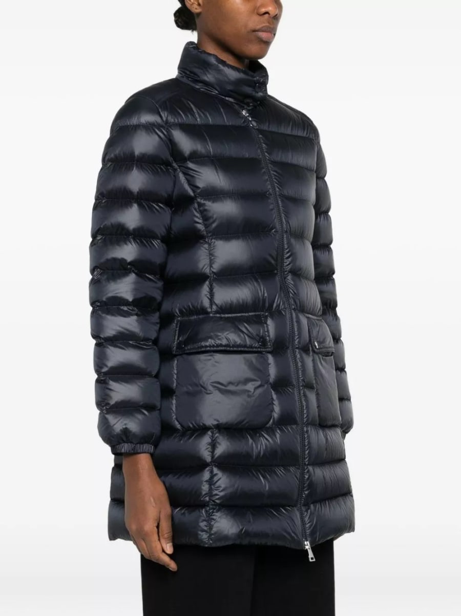 Moncler Giacca lunga in piuma Genet, view 5