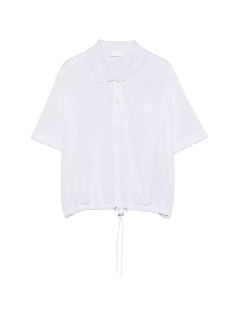 Moncler la polo in cotone con logo