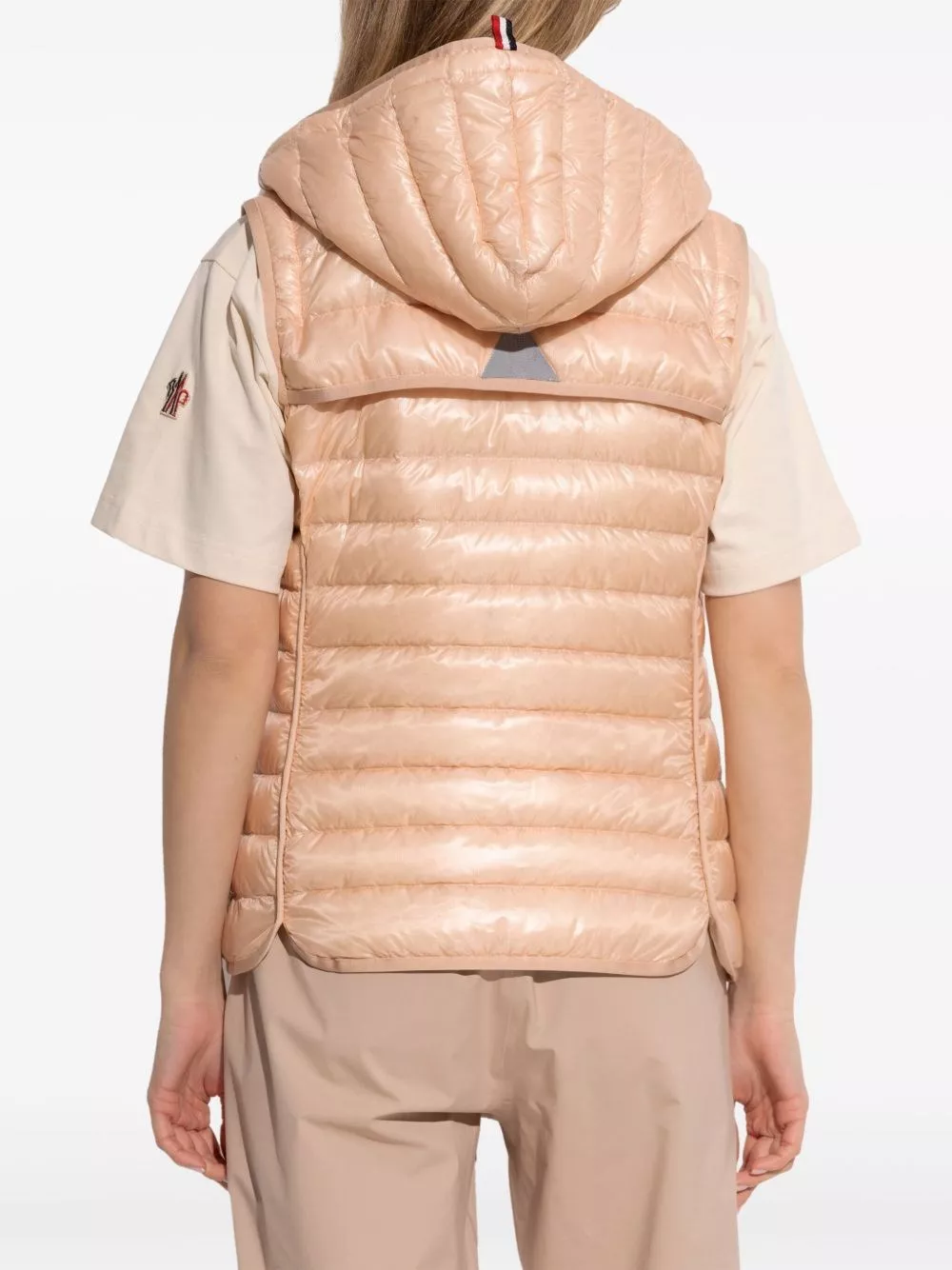 Moncler grenoble Giacca corta in piuma Karuras, view 2