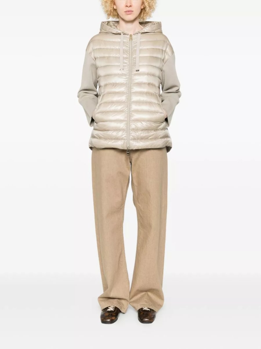 Herno Giacca in piuma di cotone e nylon, view 2