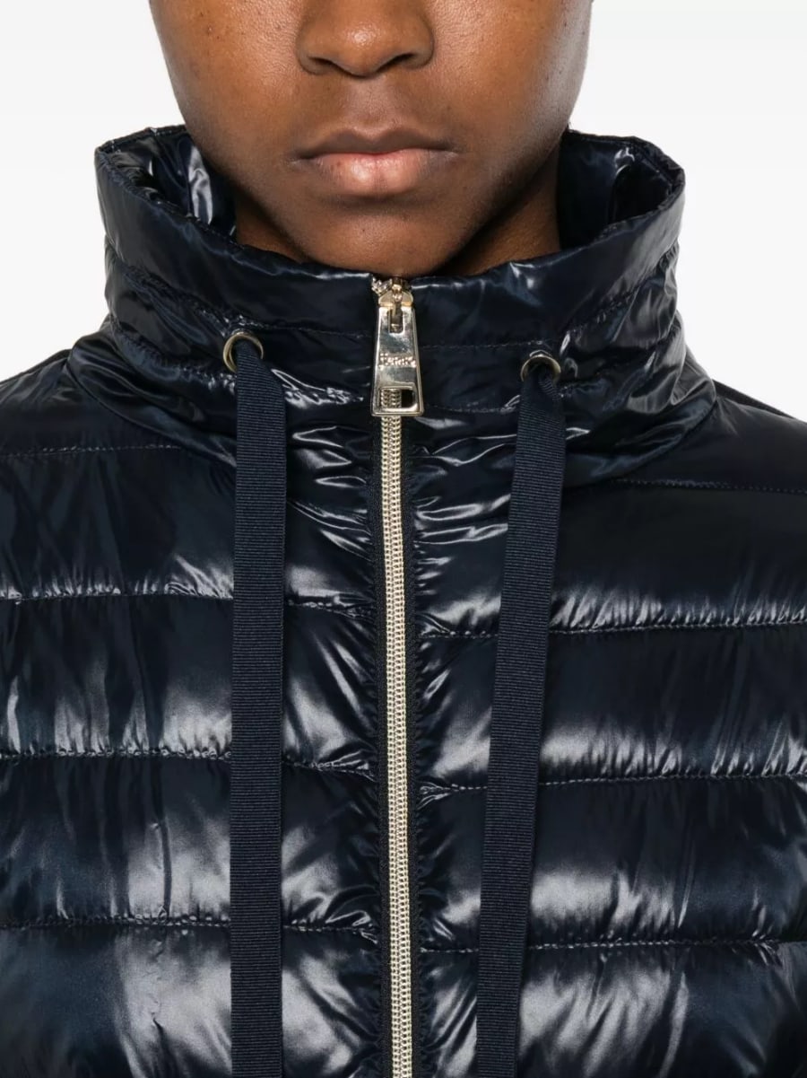 Herno Giacca in piuma di cotone e nylon, view 4