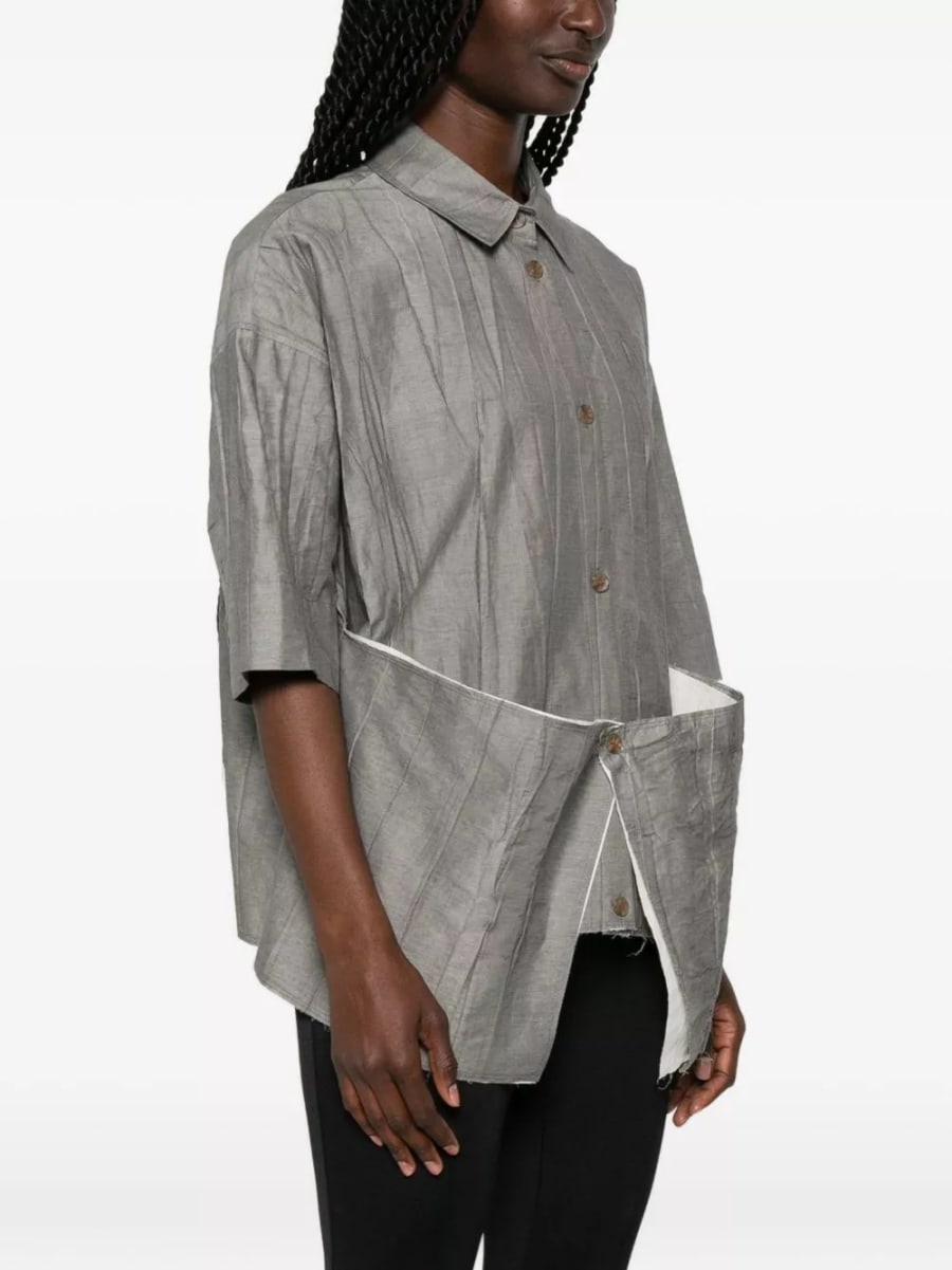 Soh Blusa in misto cotone, view 3