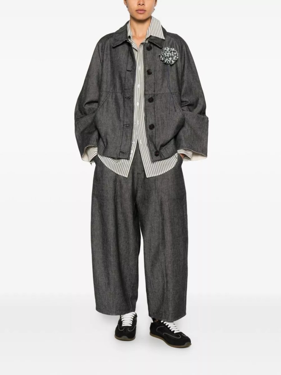 Soh Giacca in denim di cotone, view 4