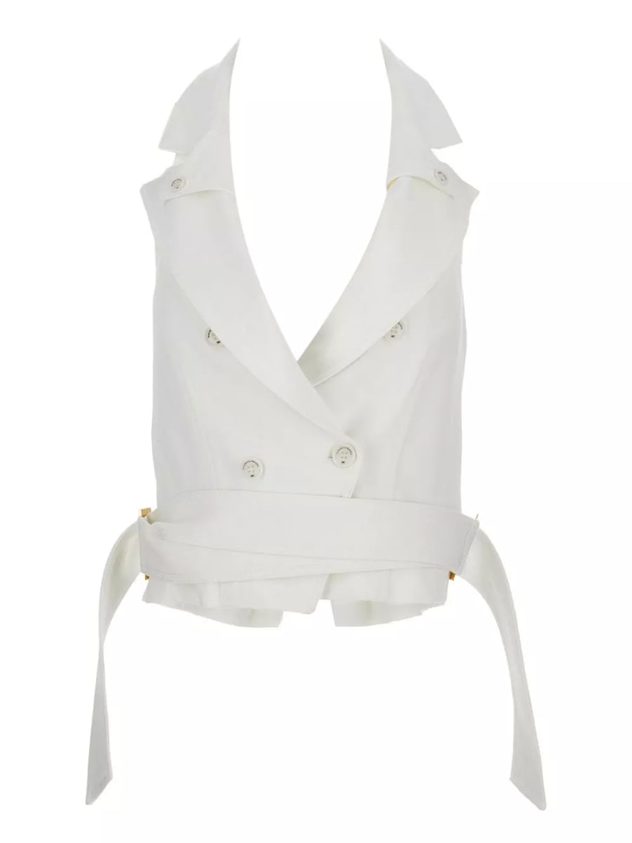 Elisabetta Franchi Gilet con cintura