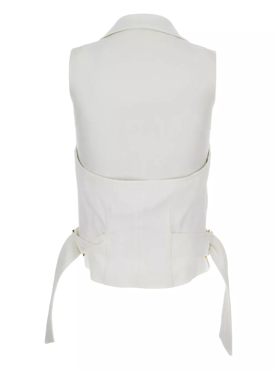 Elisabetta Franchi Gilet con cintura, view 2