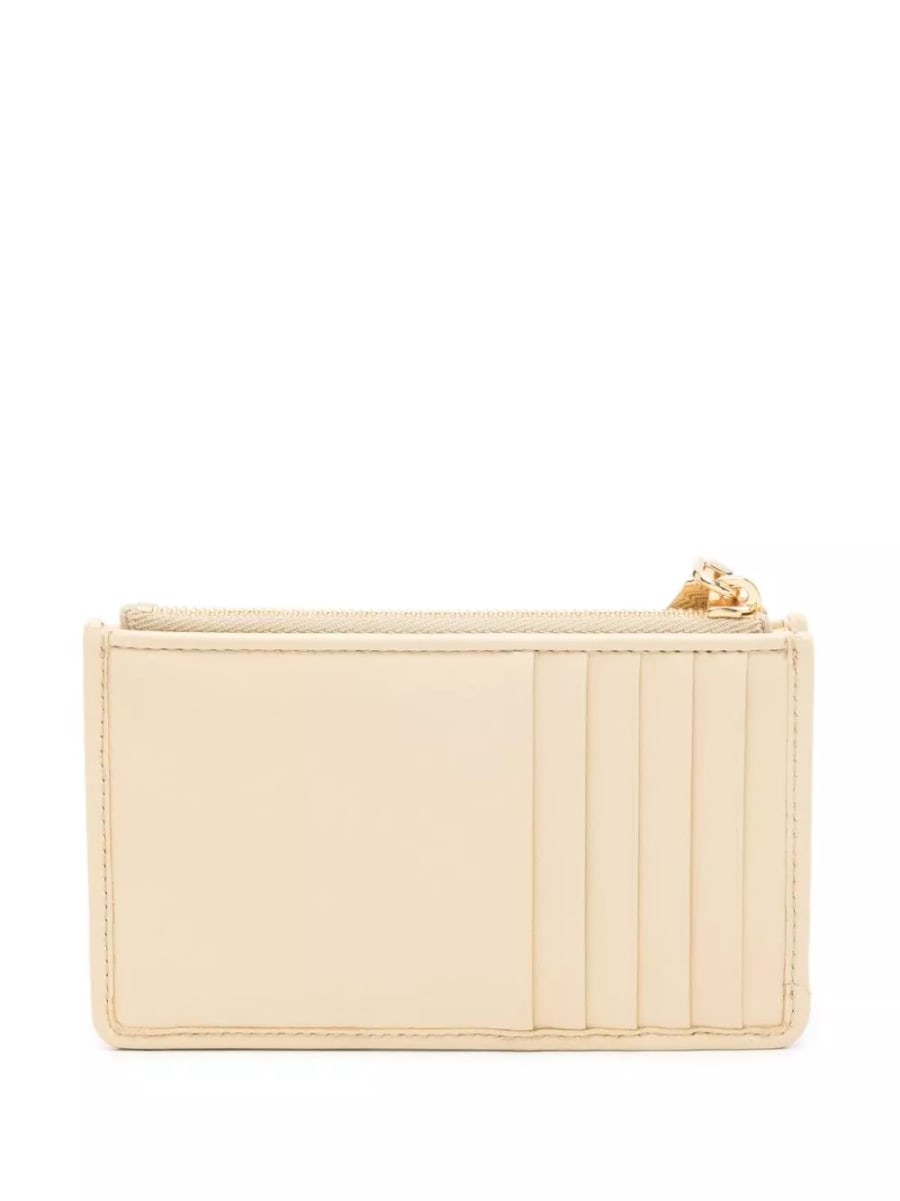Miu Miu Portacarte in pelle con zip, view 3