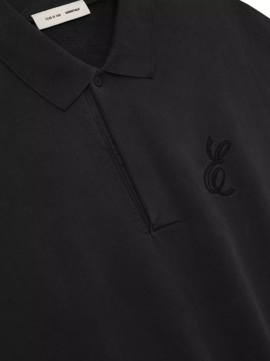 Essentials Polo in Pile Classico, view 4