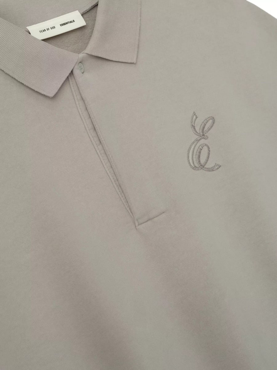 Essentials Polo in Pile Classico, view 4