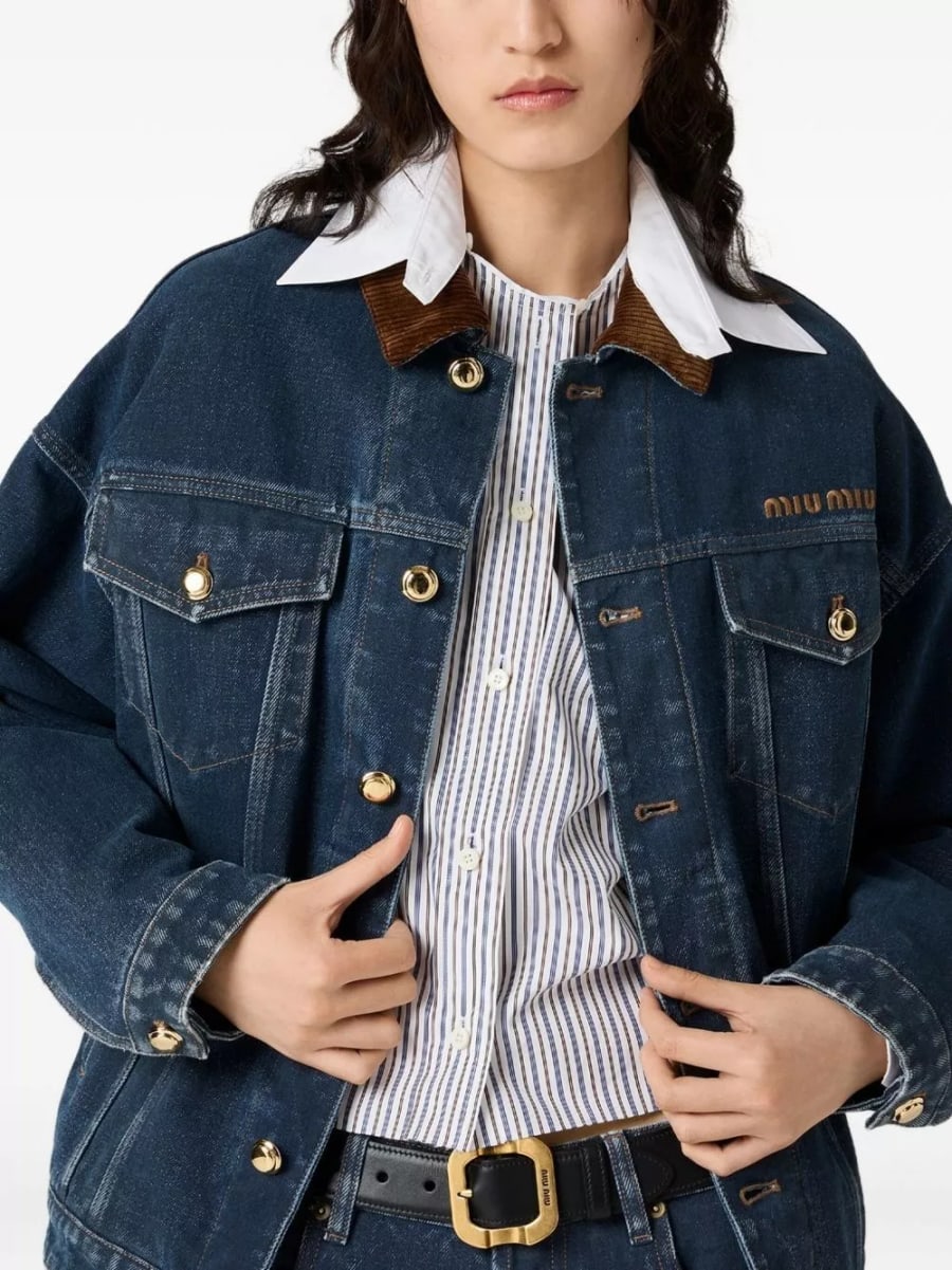 Miu Miu Giacca in denim, view 2