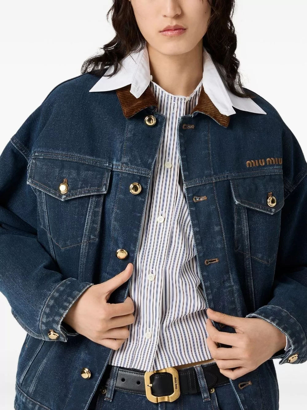 Miu Miu Giacca in denim, view 2