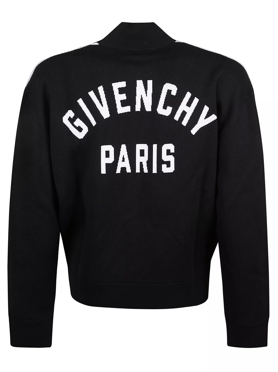 Givenchy Cardigan con zip a righe, view 2