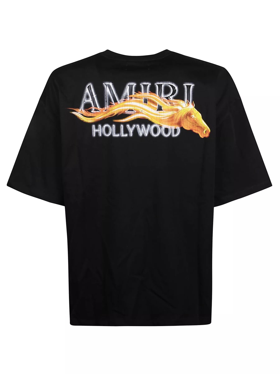 Amiri T-shirt con logo, view 2