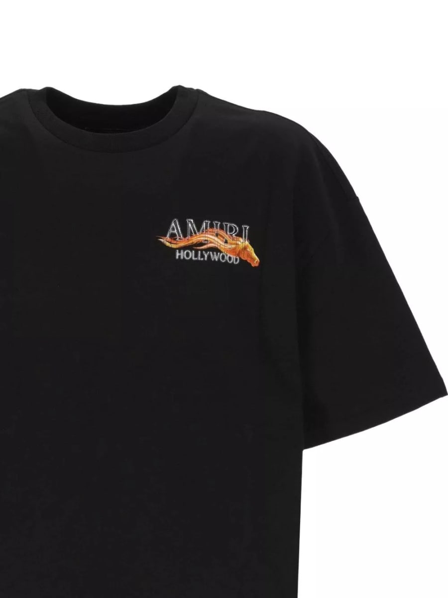 Amiri T-shirt con logo, view 3