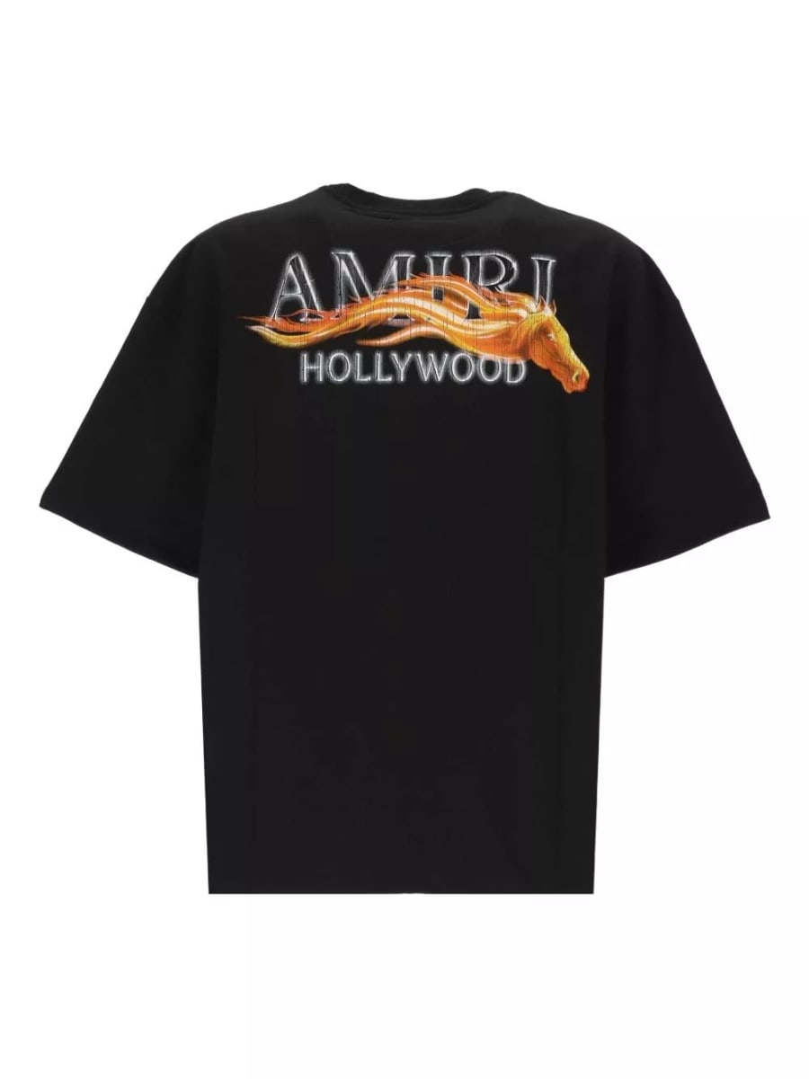 Amiri T-shirt con logo, view 4