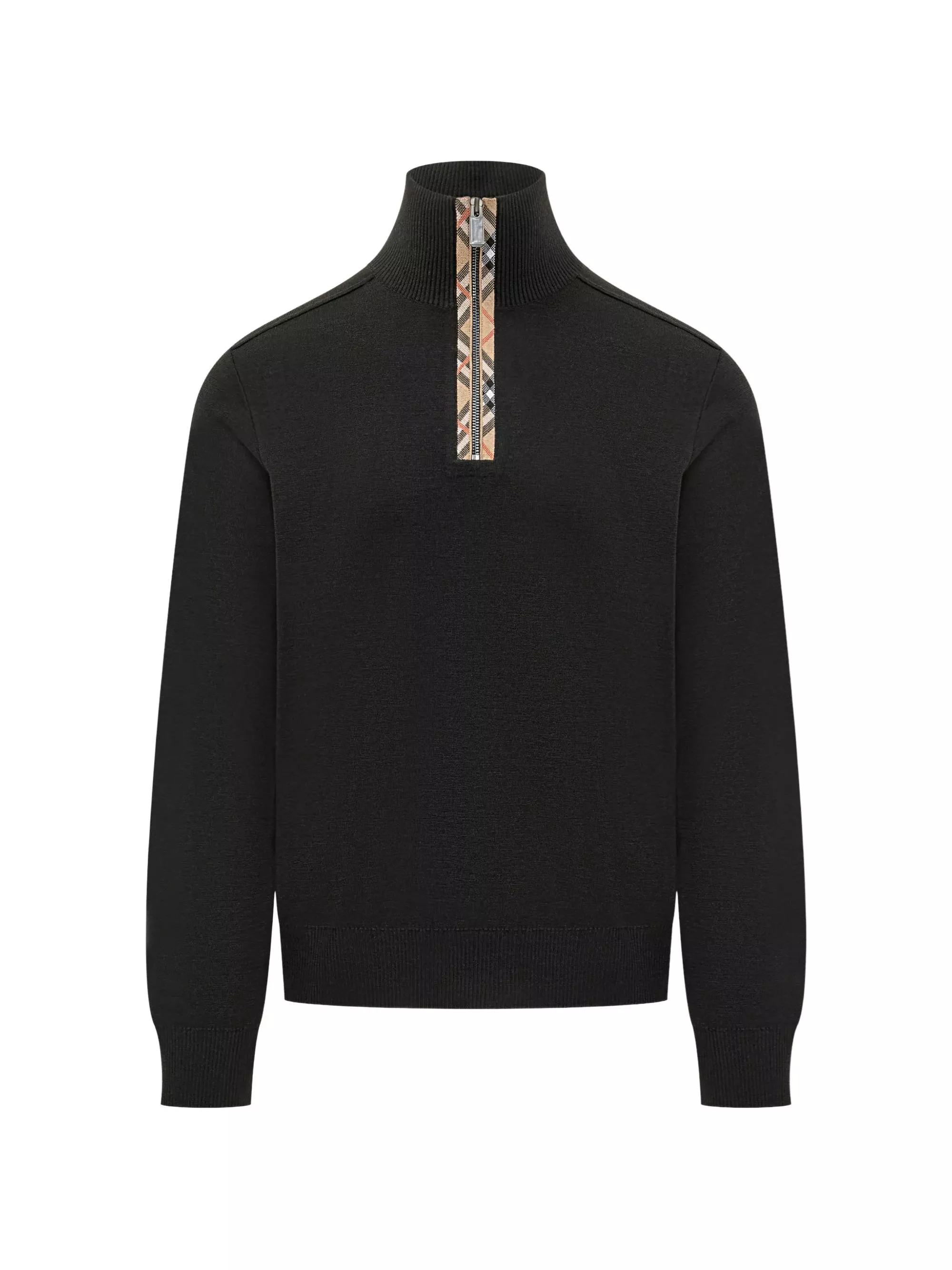 Burberry Maglione con dettaglio a quadri