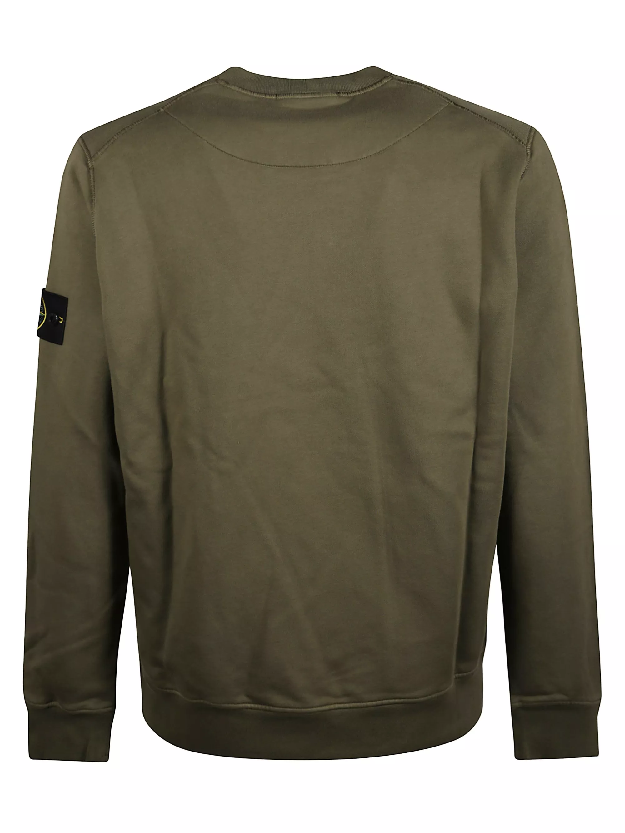 Stone Island Maglione girocollo con logo, view 2