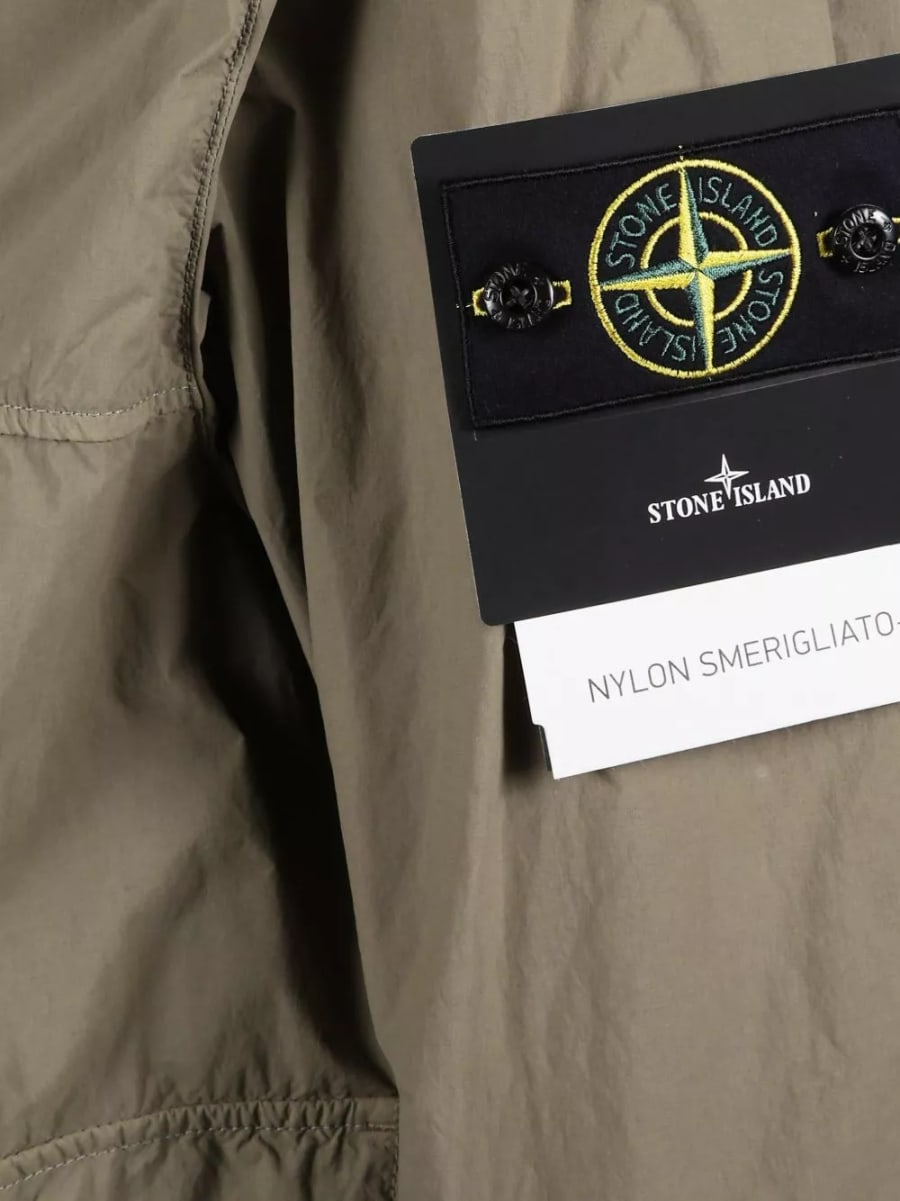 Stone Island Parka con logo, view 3