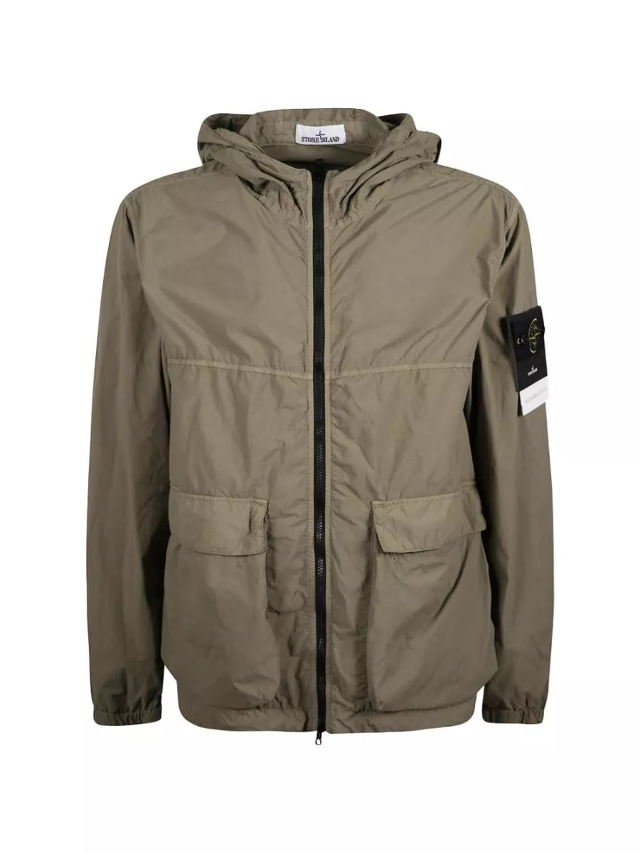 Stone Island Parka con logo, view 4