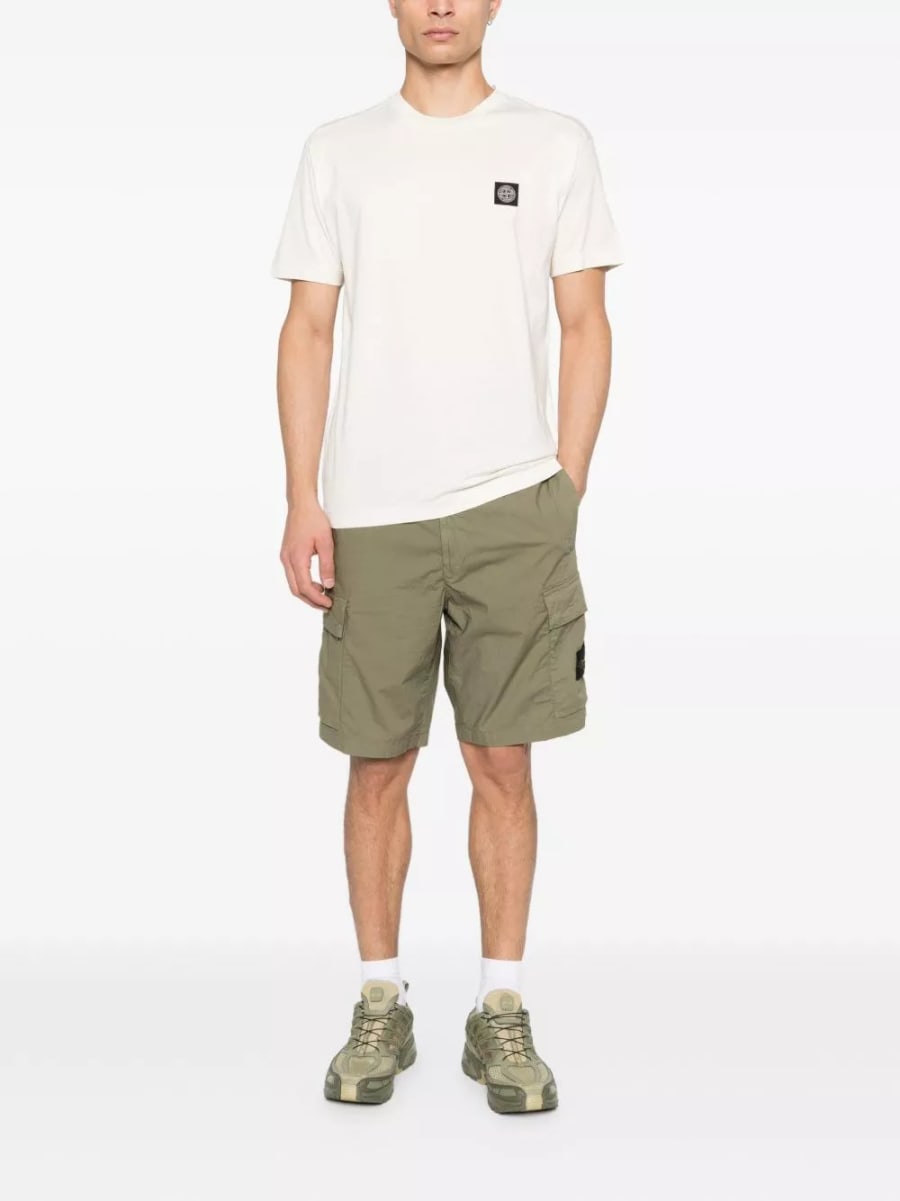 Stone Island Bermuda shorts con logo, view 2