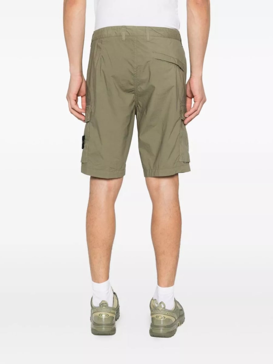 Stone Island Bermuda shorts con logo, view 4