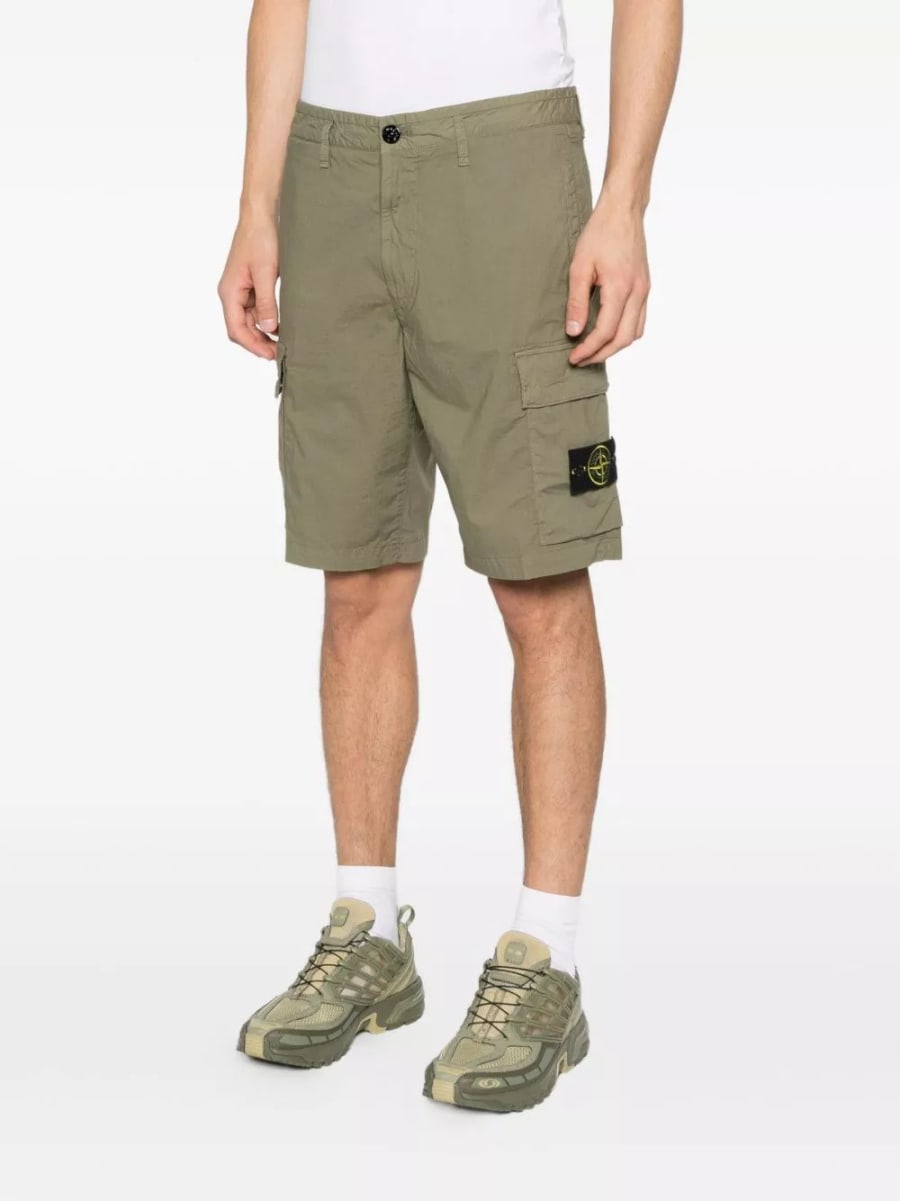 Stone Island Bermuda shorts con logo, view 5