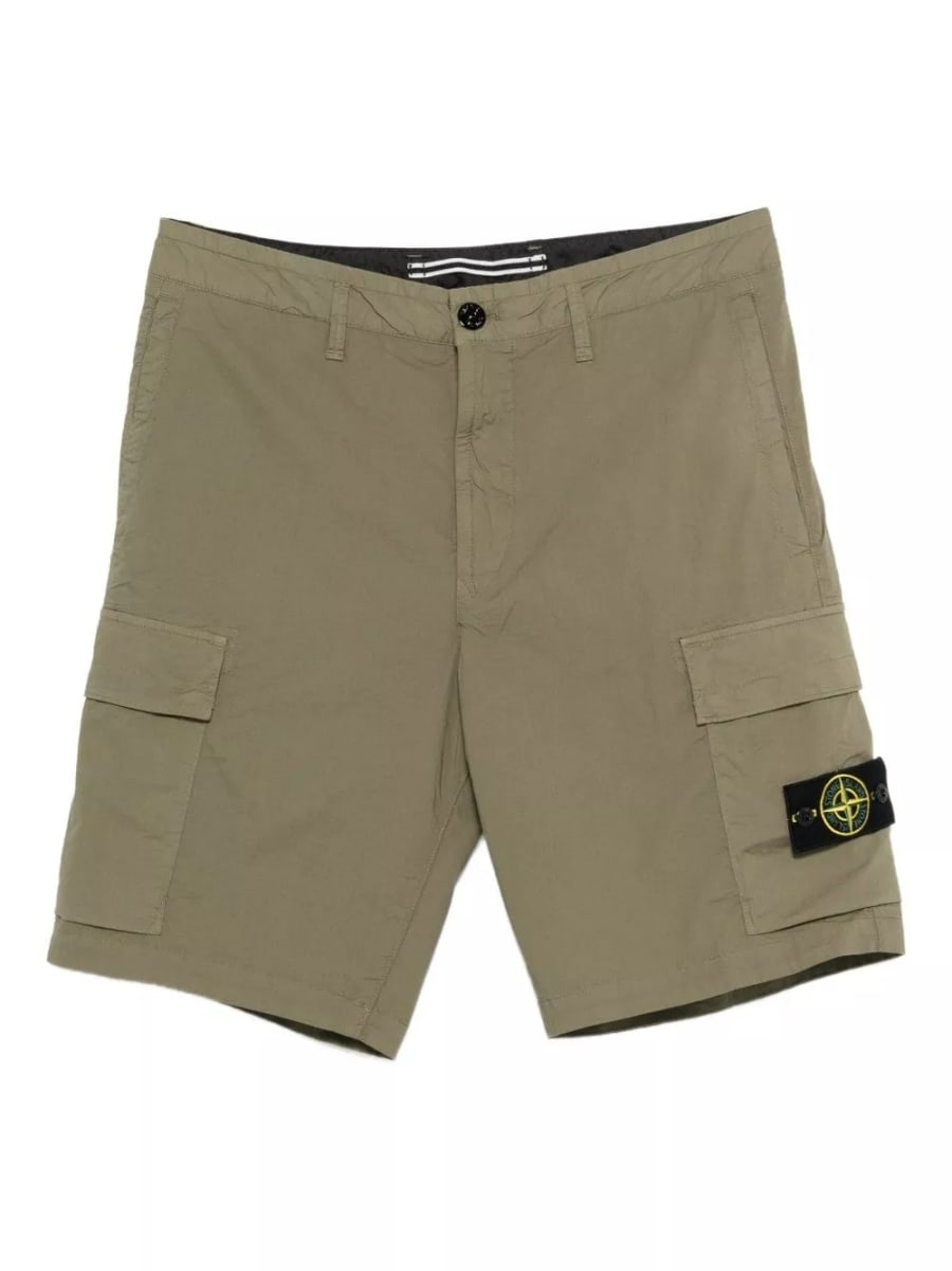 Stone Island Bermuda shorts con logo, view 6