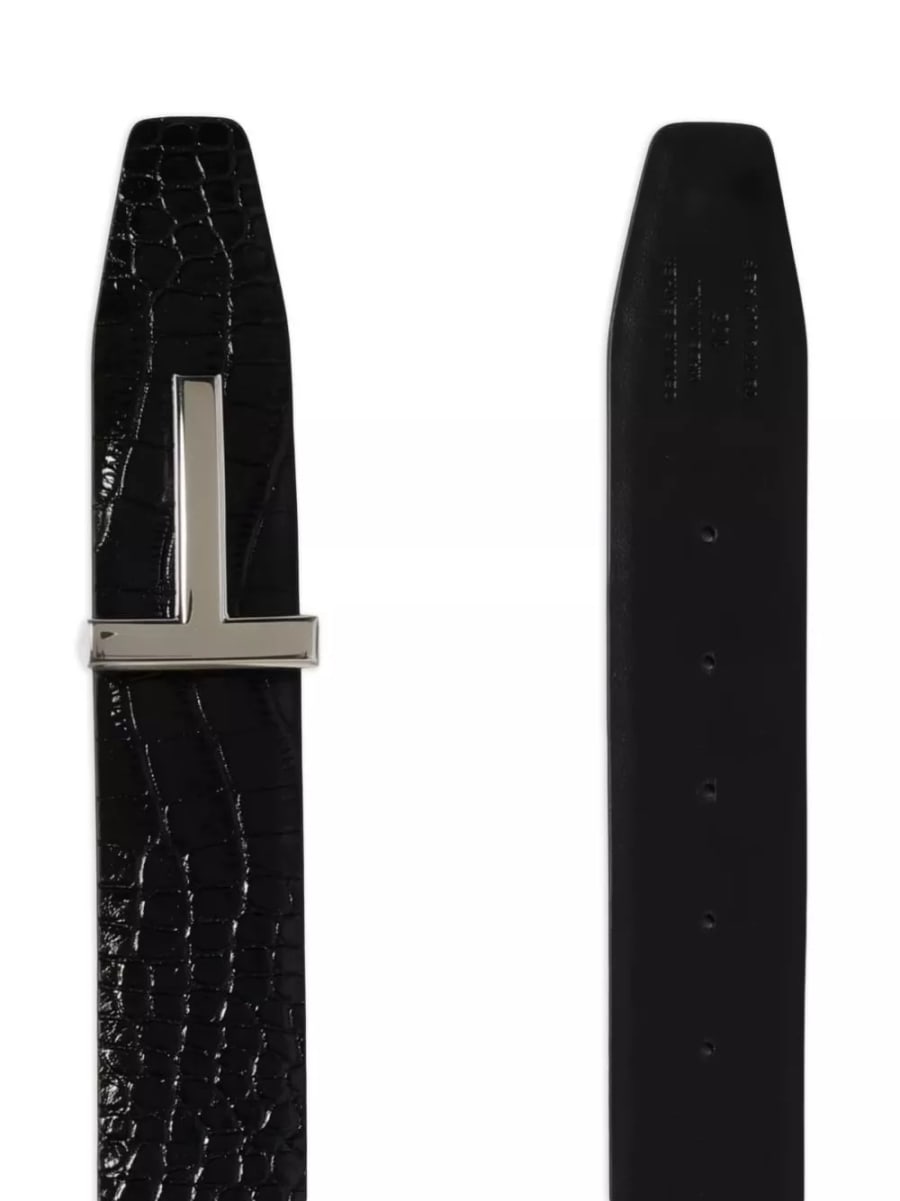 Tom Ford Cintura in pelle, view 5