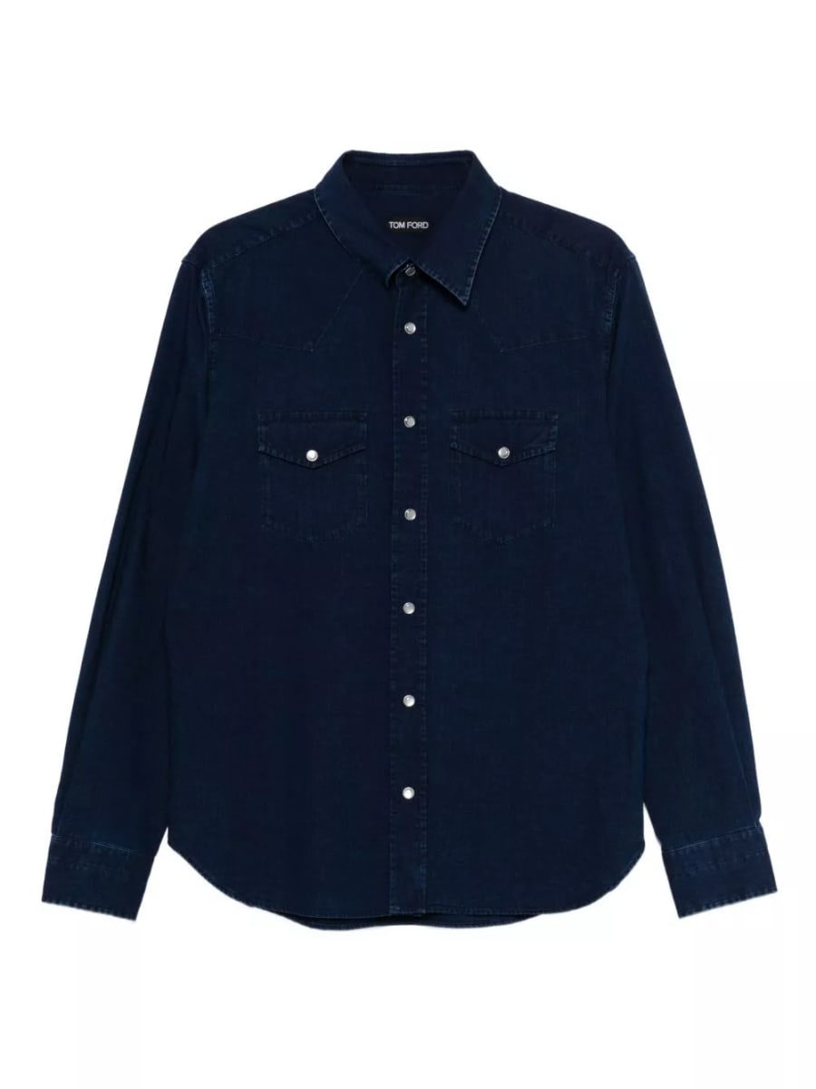 Tom Ford Camicia in cotone, view 6