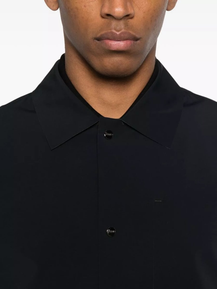 Herno Camicia overshirt in nylon, view 4