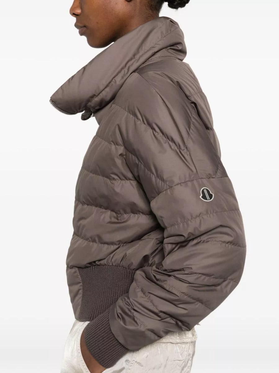 Moncler + rick owens Giacca blouson in nylon, view 2
