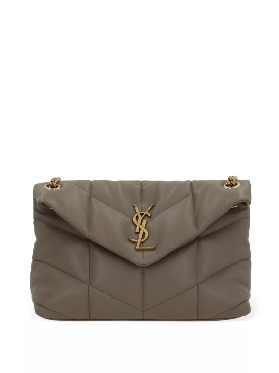 Saint Laurent Borsa a spalla in pelle Puffer piccola