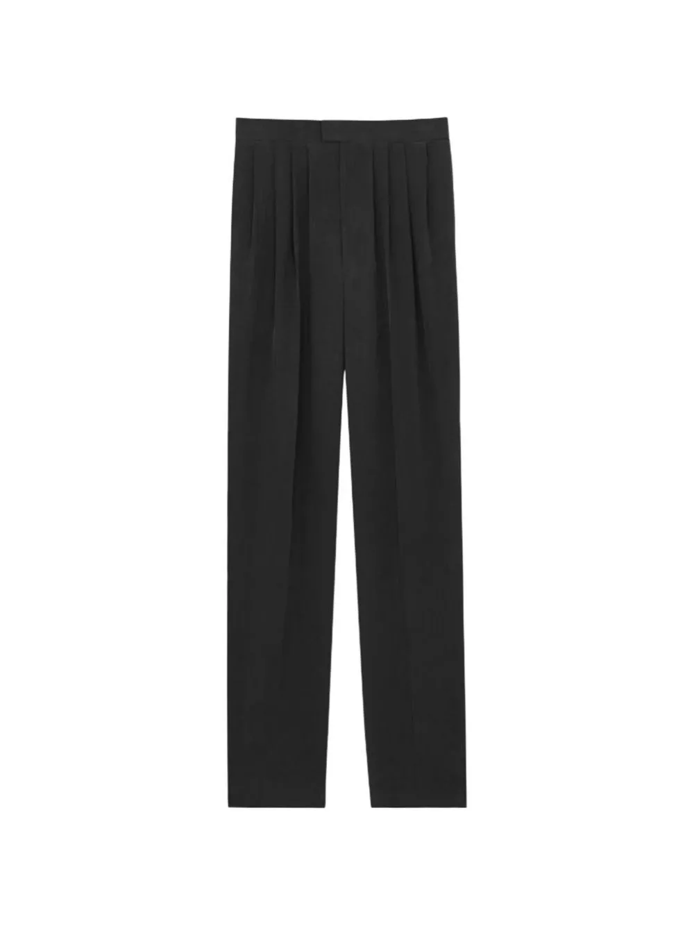 Saint Laurent Pantaloni formali in seta